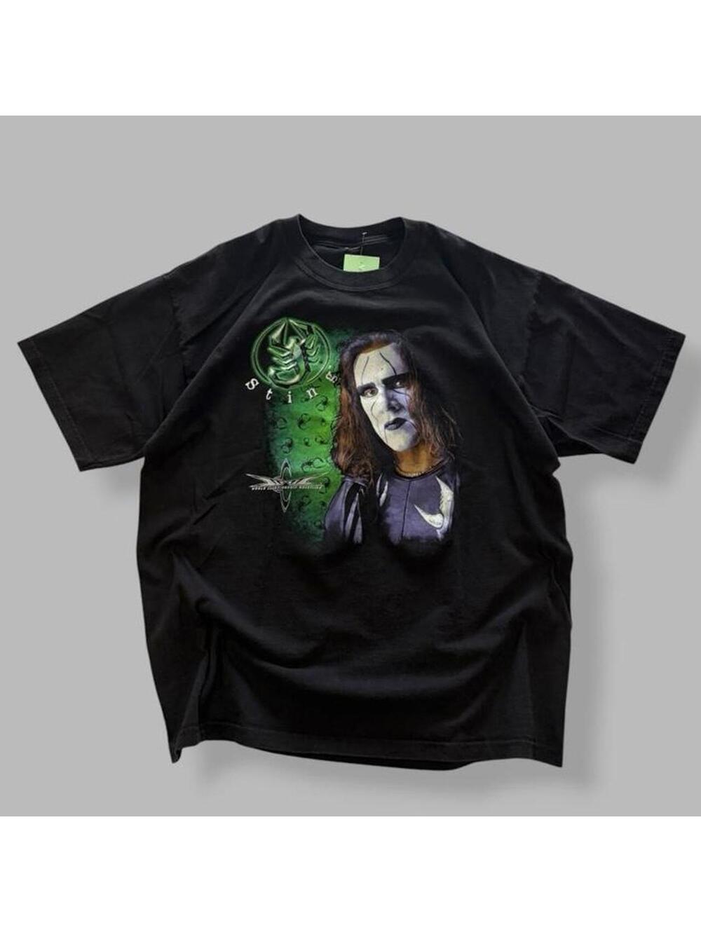 Vintage WCW Sting Back In Black Tee